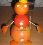 آدم برفی پرتقالی